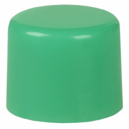 10 pcs : 800C1GRN - CAP PUSHBUTTON ROUND GREEN