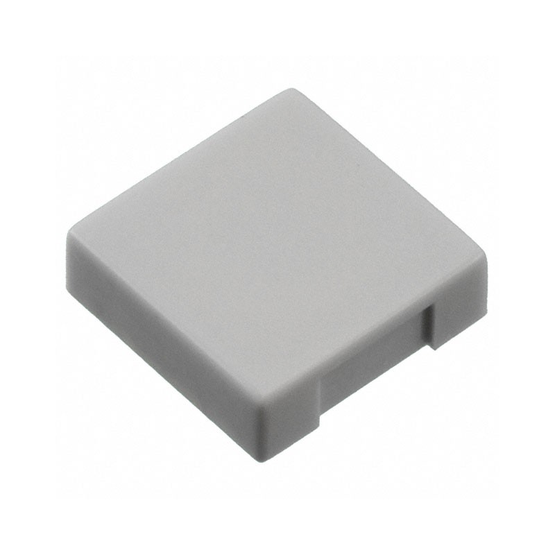 10 pcs : 140000480714 - CAP PUSHBUTTON SQUARE LT GRAY