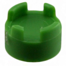 10 pcs : 1SS02-09.5 - CAP TACTILE ROUND GREEN