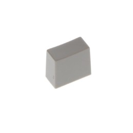 10 pcs : 1CLGR - CAP PUSHBUTTON RECT LIGHT GRAY