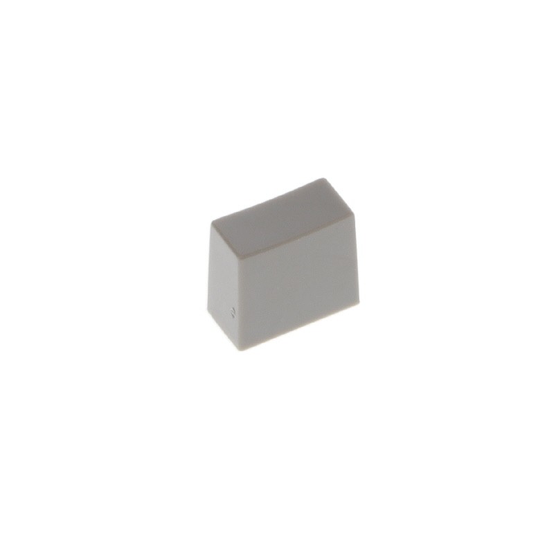 10 pcs : 1CLGR - CAP PUSHBUTTON RECT LIGHT GRAY