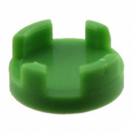 10 pcs : 1SS02-08.0 - CAP TACTILE ROUND GREEN