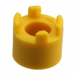 10 pcs : 1SS04-11.0 - CAP TACTILE ROUND YELLOW