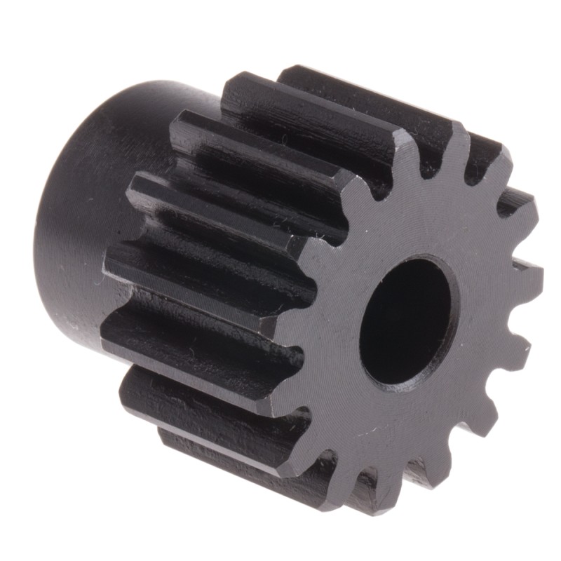 1 pcs - RS PRO Steel 15 Teeth Spur Gear, 1.5 Module, 8mm Bore Diam, 22.5mm Pitch Diam, 18mm Hub Diam