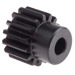 1 pcs - RS PRO Steel 15 Teeth Spur Gear, 1.5 Module, 8mm Bore Diam, 22.5mm Pitch Diam, 18mm Hub Diam