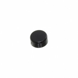 10 pcs : 800C2BLKCAP - ROUND PB SWITCH CAP BLK