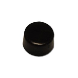 10 pcs : 800UR1BLK - ROUND PB SWITCH CAP BLACK