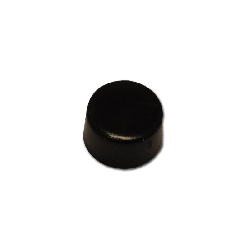 10 pcs : 800UR1BLK - ROUND PB SWITCH CAP BLACK