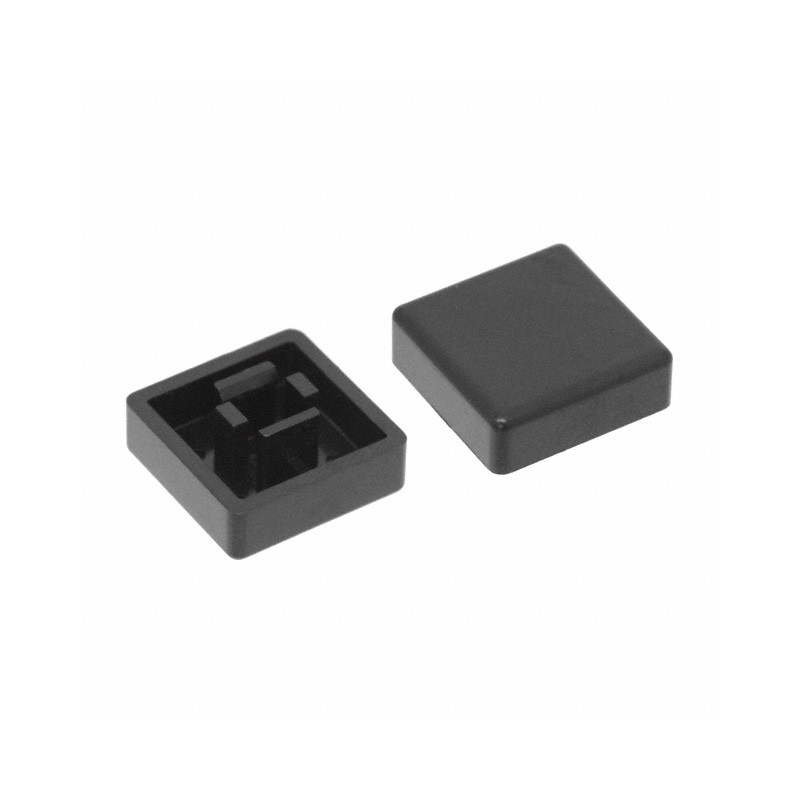 10 pcs : AKTSC21K - CAP TACTILE SQUARE BLACK