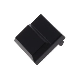 10 pcs : 5511BLKX - RECTANGLE SWITCH CAP BLACK