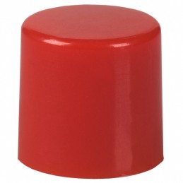 10 pcs : 700C1RED - CAP PUSHBUTTON ROUND RED