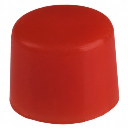 10 pcs : 800C1RED - CAP PUSHBUTTON ROUND RED