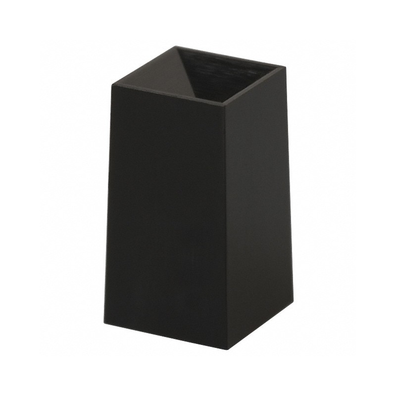 10 pcs : 1DBLK - CAP PUSHBUTTON SQUARE BLACK