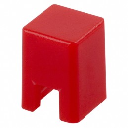 10 pcs : B32-1080 - CAP TACTILE SQUARE RED