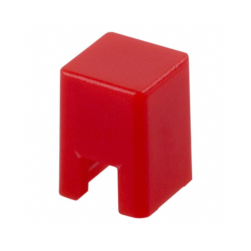 10 pcs : B32-1080 - CAP TACTILE SQUARE RED