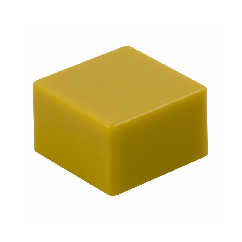 10 pcs : B32-1230 - CAP TACTILE SQUARE YELLOW