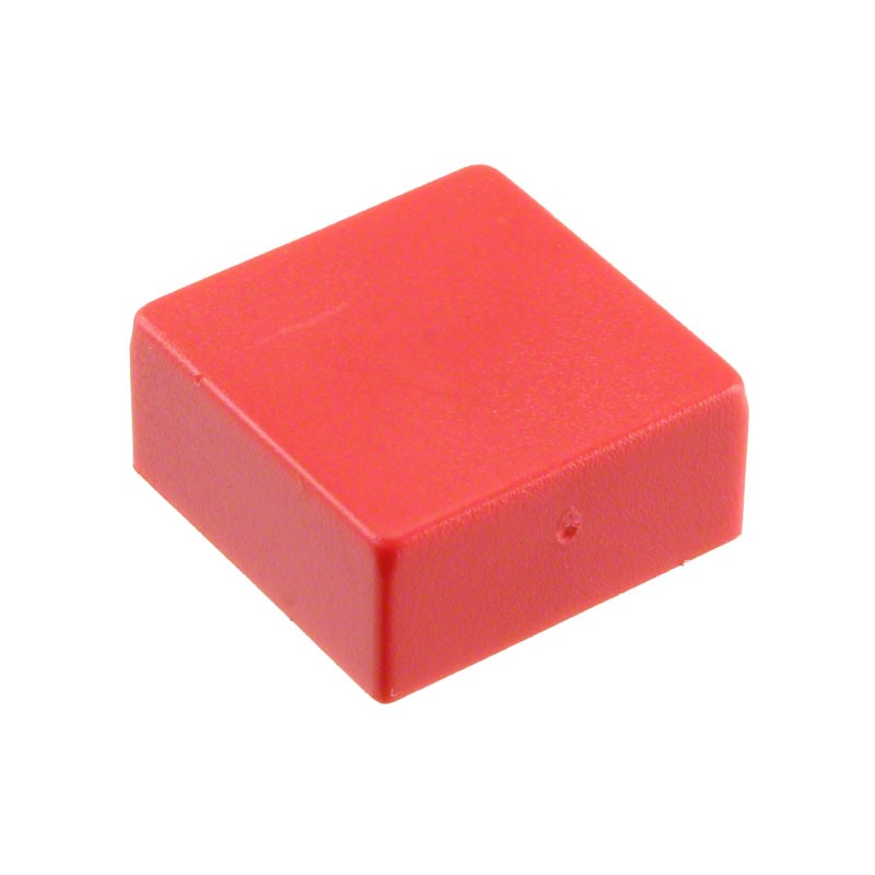 10 pcs : 714306050 - CAP TACTILE SQUARE RED