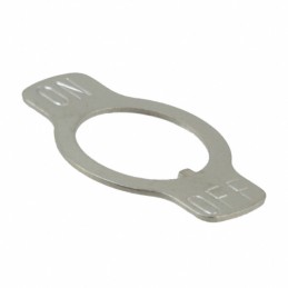 10 pcs : 52-08 - SWITCH ON-OFF PLATE .025'