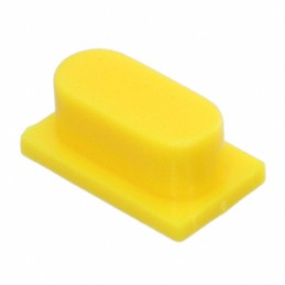 10 pcs : BTNK0330 - CAP TACTILE OVAL YELLOW