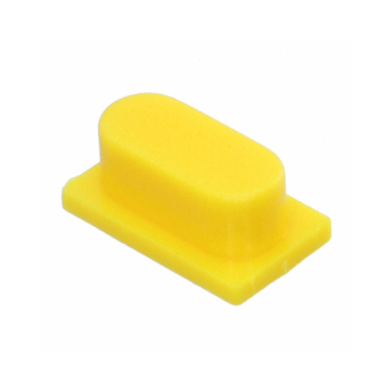 10 pcs : BTNK0330 - CAP TACTILE OVAL YELLOW