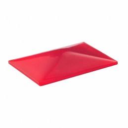 10 pcs : AT4118C - SW CAP RECTANGULAR DIFFUSER RED