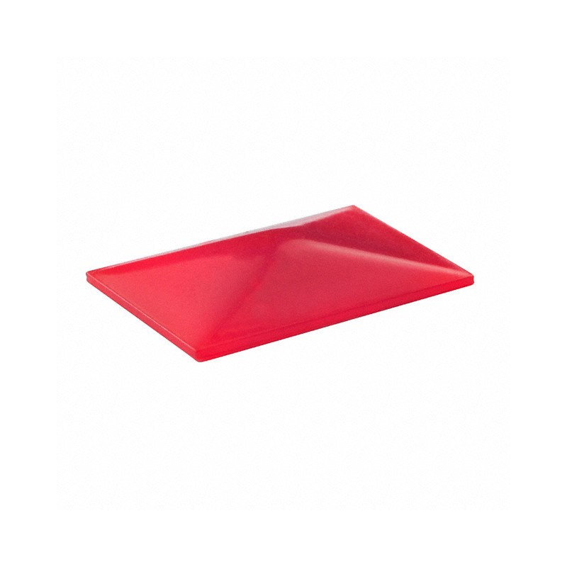 10 pcs : AT4118C - SW CAP RECTANGULAR DIFFUSER RED
