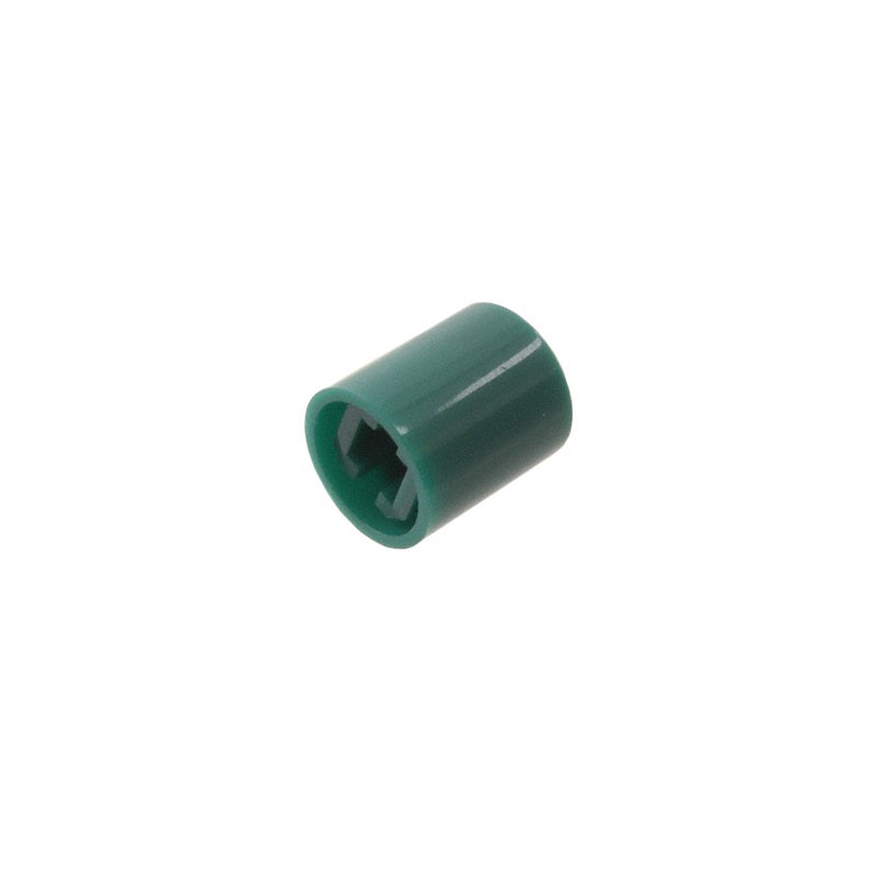 10 pcs : TAGGRN - CAP PUSHBUTTON ROUND GREEN
