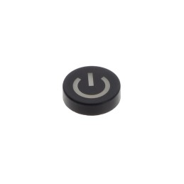 10 pcs : ILSCAPR0690-10B - CAP SWITCH ROUND BLACK POWER