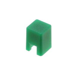 10 pcs : B32-1050 - CAP TACTILE SQUARE GREEN