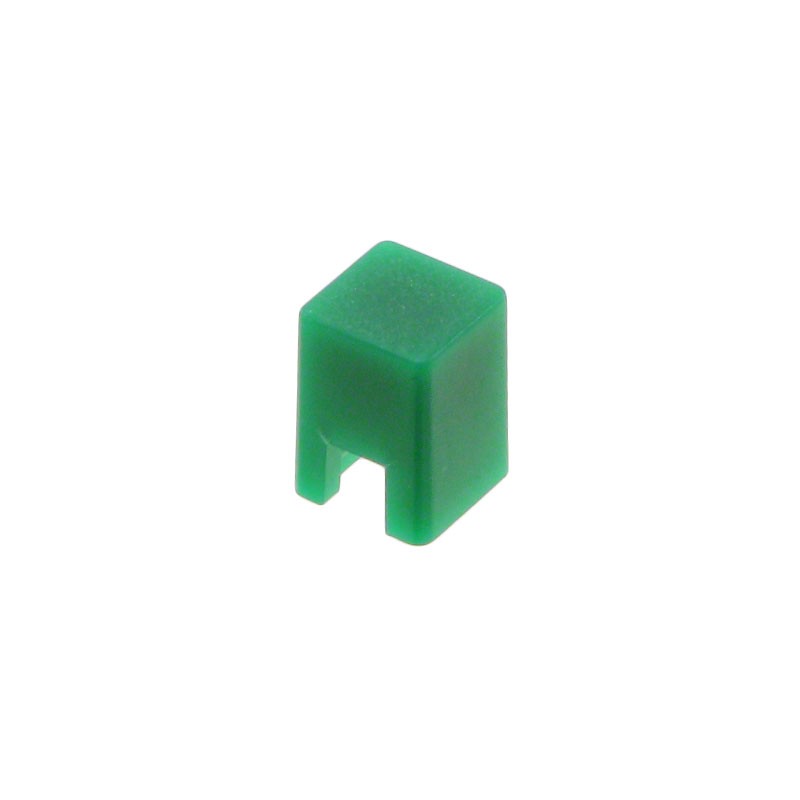10 pcs : B32-1050 - CAP TACTILE SQUARE GREEN