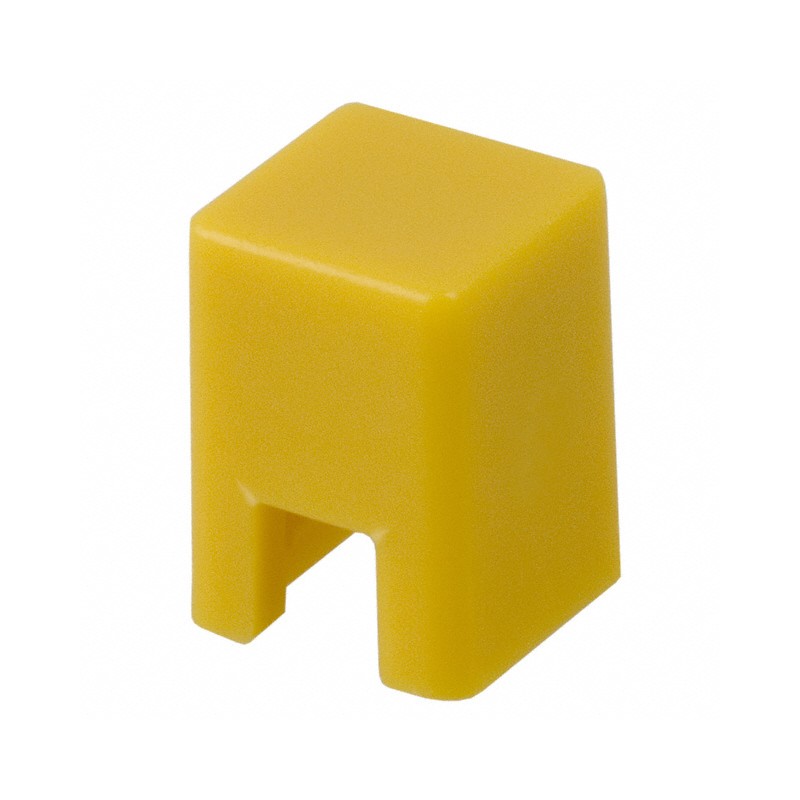 10 pcs : B32-1030 - CAP TACTILE SQUARE YELLOW