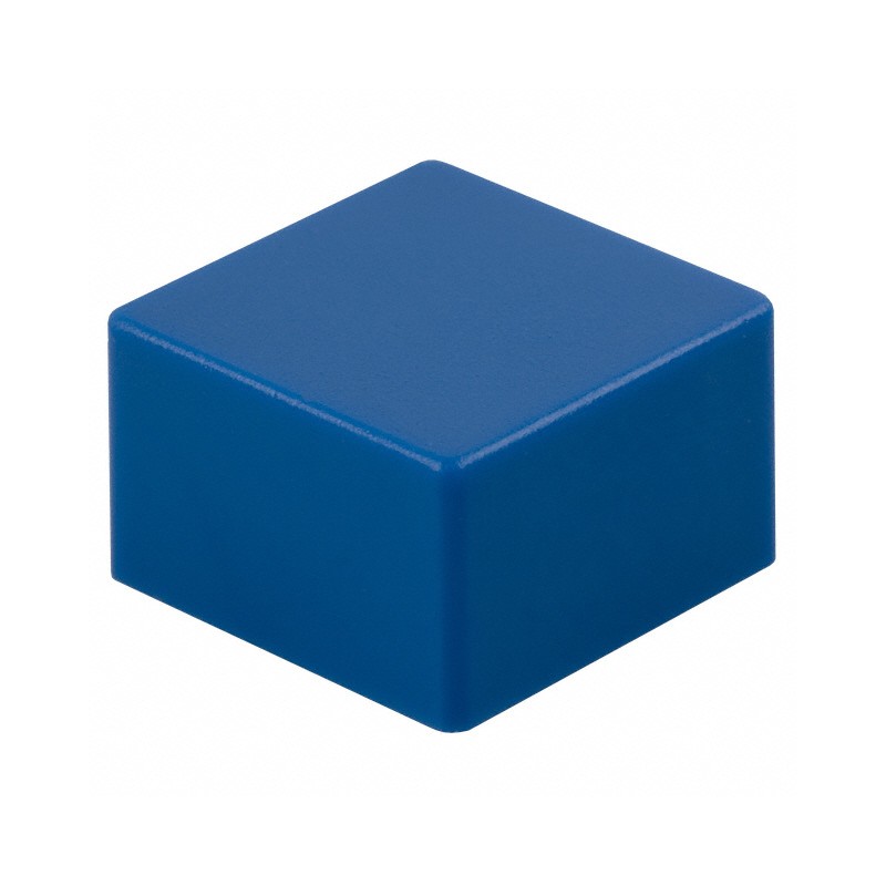 10 pcs : B32-1240 - CAP TACTILE SQUARE BLUE