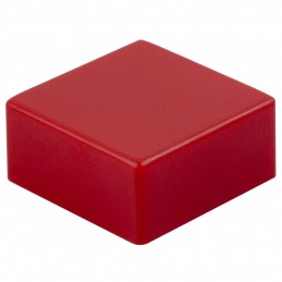 10 pcs : B32-1380 - CAP TACTILE SQUARE RED
