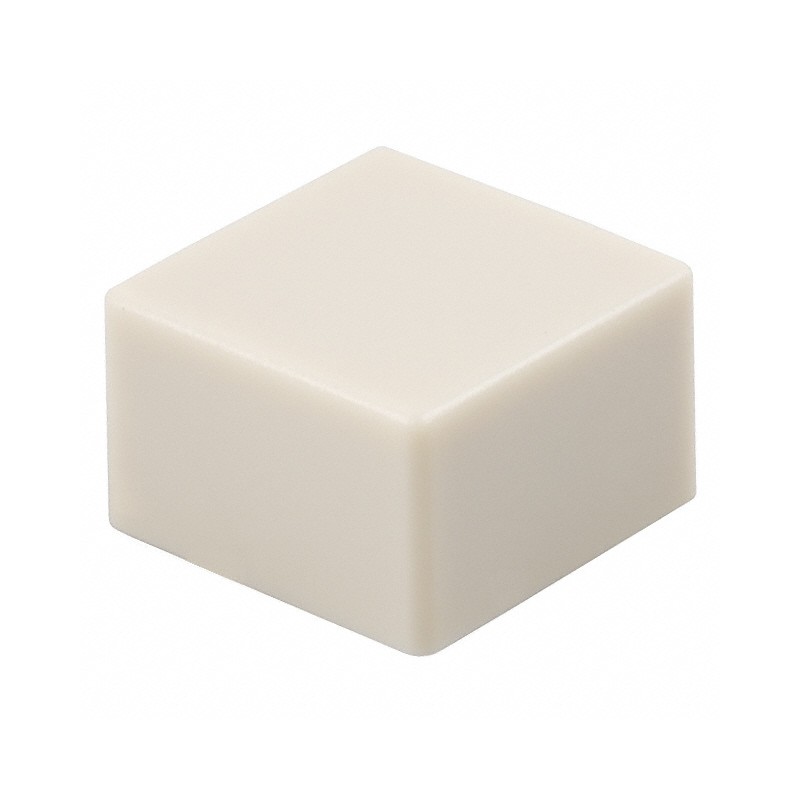 10 pcs : B32-1200 - CAP TACTILE SQUARE IVORY