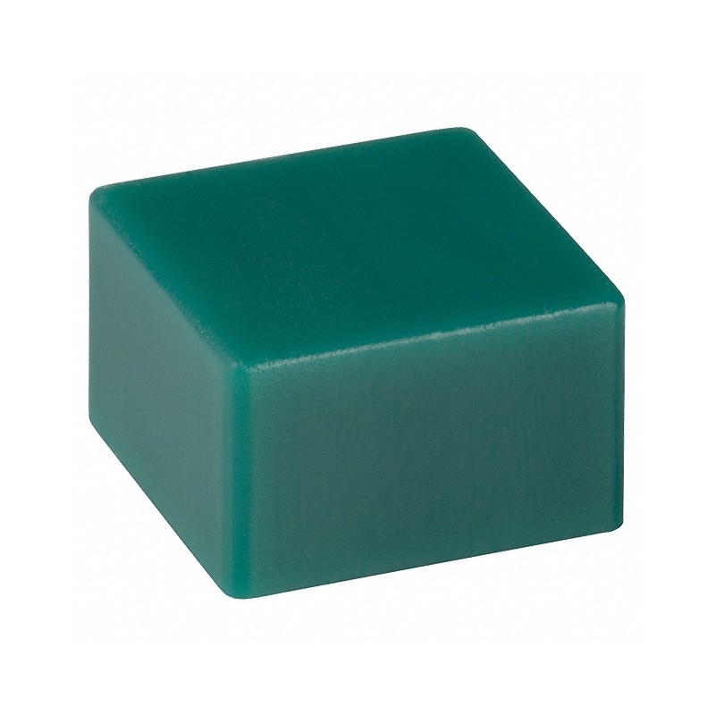 10 pcs : B32-1250 - CAP TACTILE SQUARE GREEN