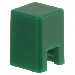 10 pcs : B32-1070 - CAP TACTILE SQUARE LIGHT GREEN