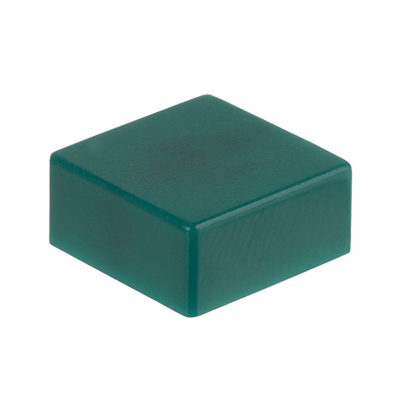 10 pcs : B32-1350 - CAP TACTILE SQUARE GREEN