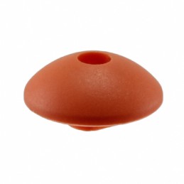 10 pcs : 481D04001 - CAP PUSHBUTTON ROUND ORANGE
