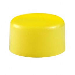 10 pcs : AT422E - CAP PUSHBUTTON ROUND YELLOW