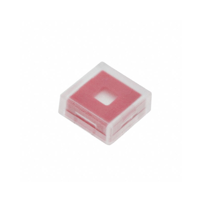 10 pcs : 2311403-3 - CAP TACTILE SQUARE RED