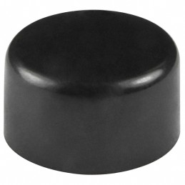 10 pcs : AT422A - CAP PUSHBUTTON ROUND BLACK