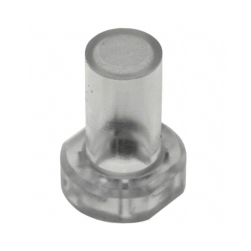 10 pcs : 1S11-22.5 - CAP TACTILE ROUND CLEAR