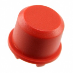 10 pcs : 1DS08 - CAP TACTILE ROUND RED