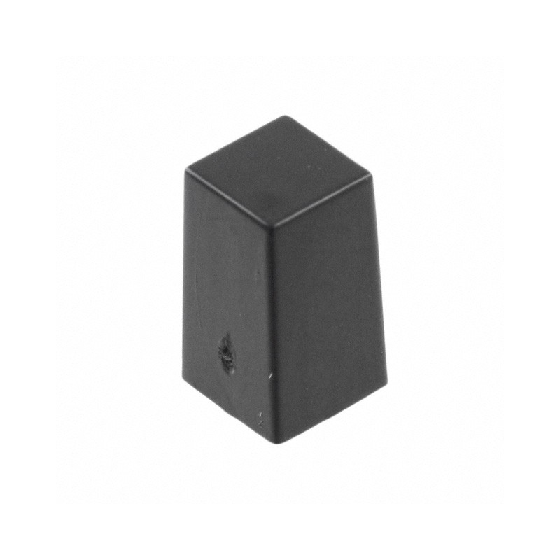 10 pcs : G004A - CAP PUSHBUTTON SQUARE BLACK