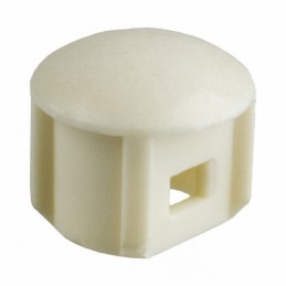 10 pcs : BTN KT11 03 80 - CAP TACTILE ROUND IVORY