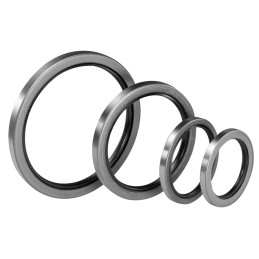 1 Bag of 2 - Paulstra Hutchinson Nitrile Rubber Seal, 55mm ID, 68mm OD, 8mm