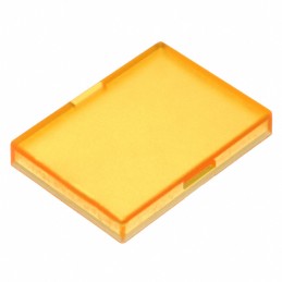10 pcs : 5.49.277.058/1402 - CONFIG SWITCH LENS YELLOW RECT