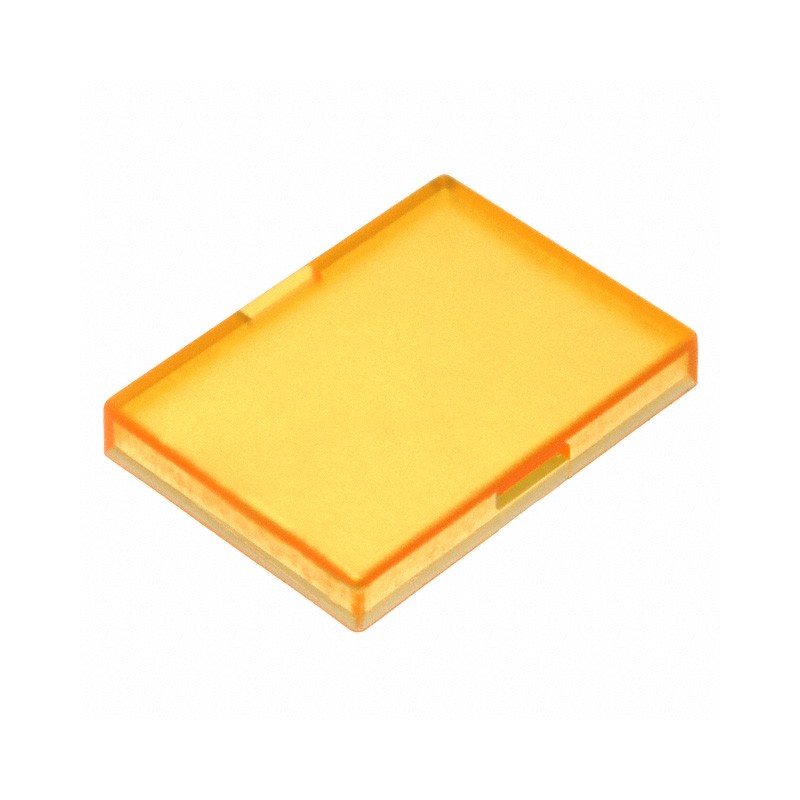10 pcs : 5.49.277.058/1402 - CONFIG SWITCH LENS YELLOW RECT