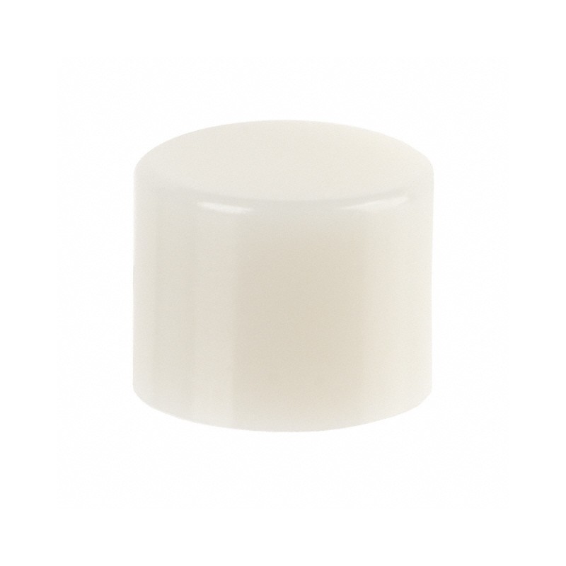 10 pcs : AT475B - CAP PUSHBUTTON ROUND WHITE