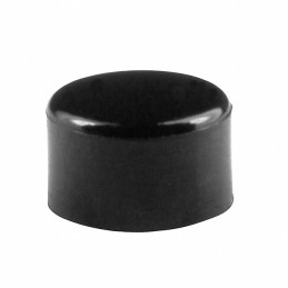 10 pcs : AT4063A - CAP PUSHBUTTON ROUND BLACK
